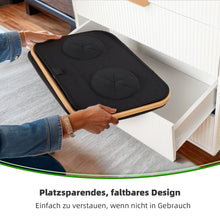 Lade das Bild in den Galerie-Viewer, 140L Pfandflaschen Sammelbehälter mit Deckel & XXL Tragetaschen, Flaschensammler für Leergut & Altglas, 2 Fächer Organizer mit Lochdesign, Recycling Behälter für Küche & Abstellraum, Schwarz