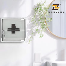 Lade das Bild in den Galerie-Viewer, Medizinschrank mit Fachböden, Wand-Medizinbox aus Edelstahl 30 x 30 x 12 cm(2 Fächer)