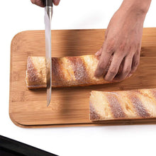 Lade das Bild in den Galerie-Viewer, Brotbox mit Deckel, Großer Knäckebrot Box aus Metall, Brotaufbewahrungsbox , Brot,Kekse Lange Aufbewahren und Trocken Halten( Grau-30cm)
