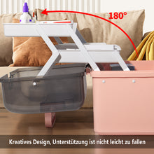 Lade das Bild in den Galerie-Viewer, Medikamenten Aufbewahrung, Medizinbox, Hausapotheke Box, Apothekenbox, Medizinkoffer Groß (PINK-34cm)