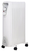 Lade das Bild in den Galerie-Viewer, Ölradiator 2000W Ölradiator, Elektroheizkörper, elektrische Heizung, 9 Rippen(3D heating), inkl. Bodenrollen y Kontrollleuchte, weiß