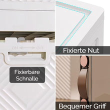 Lade das Bild in den Galerie-Viewer, 29L x 1, Faltbare Aufbewahrungsbox mit Deckel,Aufbewahrungsregal mit Boxen,Stapelboxen,Kunststoffbox
