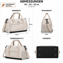 Lade das Bild in den Galerie-Viewer, Sporttasche Kinder Mädchen Leichte Reisetasche Wasserabweisende Schwimmtasche Kinder 30L Sporttasche Mädchen Tragbare Kindersporttasche für Sportstunden, Sportverein, Urlaub
