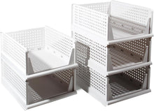 Lade das Bild in den Galerie-Viewer, 5 Pack Schrank Organizer Kleiderschrank, Faltbare Aufbewahrungsbox, Ordnungssystem für Schubladen
